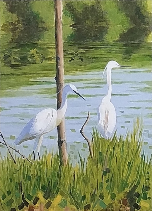 Peaceful Mates Painting