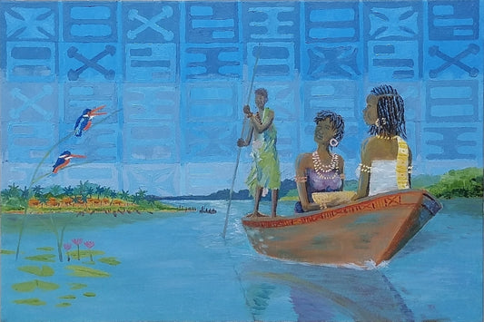 Journey at Dawn Painting