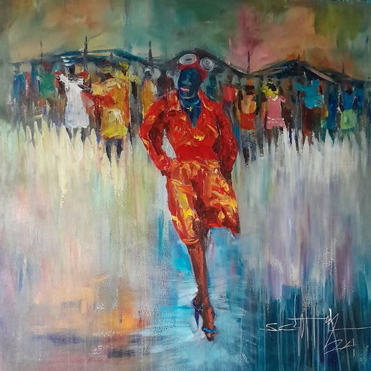 Second Hand Boutique Painting - Seth Clottey